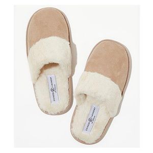 NWT! Chinese Laundry Faux Fur Slippers Slides L/XL Womens 10 - 11